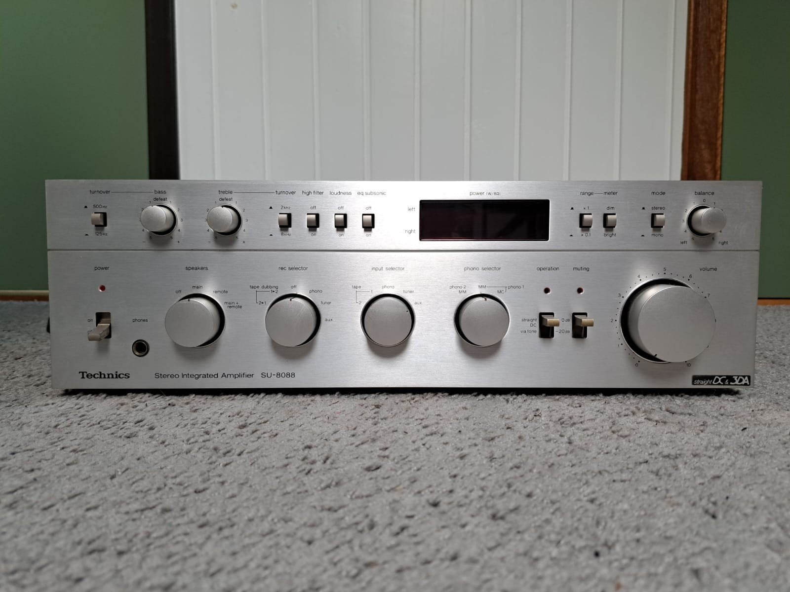 Technics SU8088 versterker, Ophalen, Zo goed als nieuw, 120 watt of meer, Overige merken