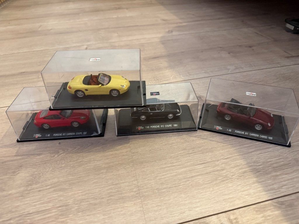 Model auto Porsche set 1:43, Hobby en Vrije tijd, Modelauto's | 1:18, Verzenden, Zo goed als nieuw, Auto, Overige merken