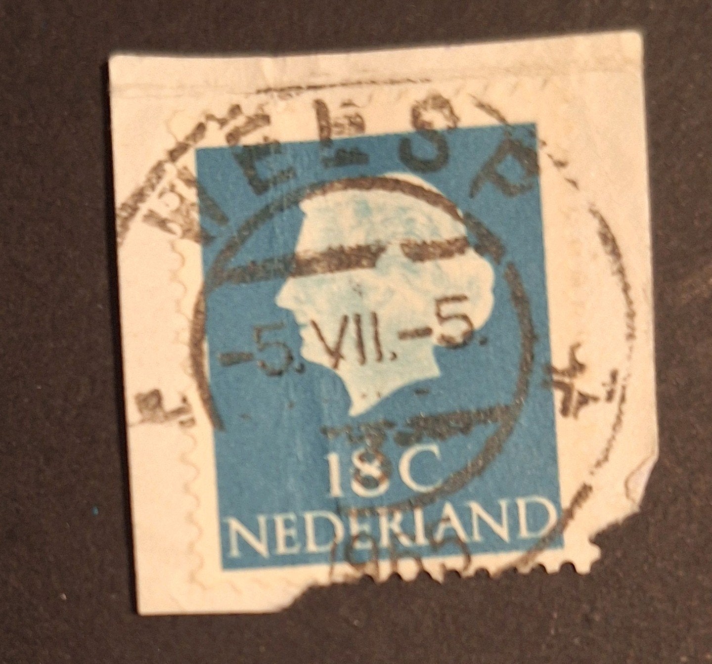 WEESP 3 op briefstukje, Postzegels en Munten, Ophalen of Verzenden, Nederland