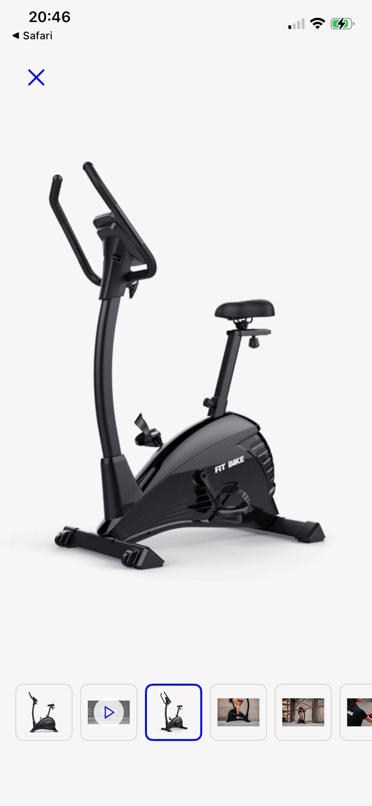 Hometrainer fitbike ride 5 iplus, Sport en Fitness, Ophalen, Zo goed als nieuw, Hometrainer