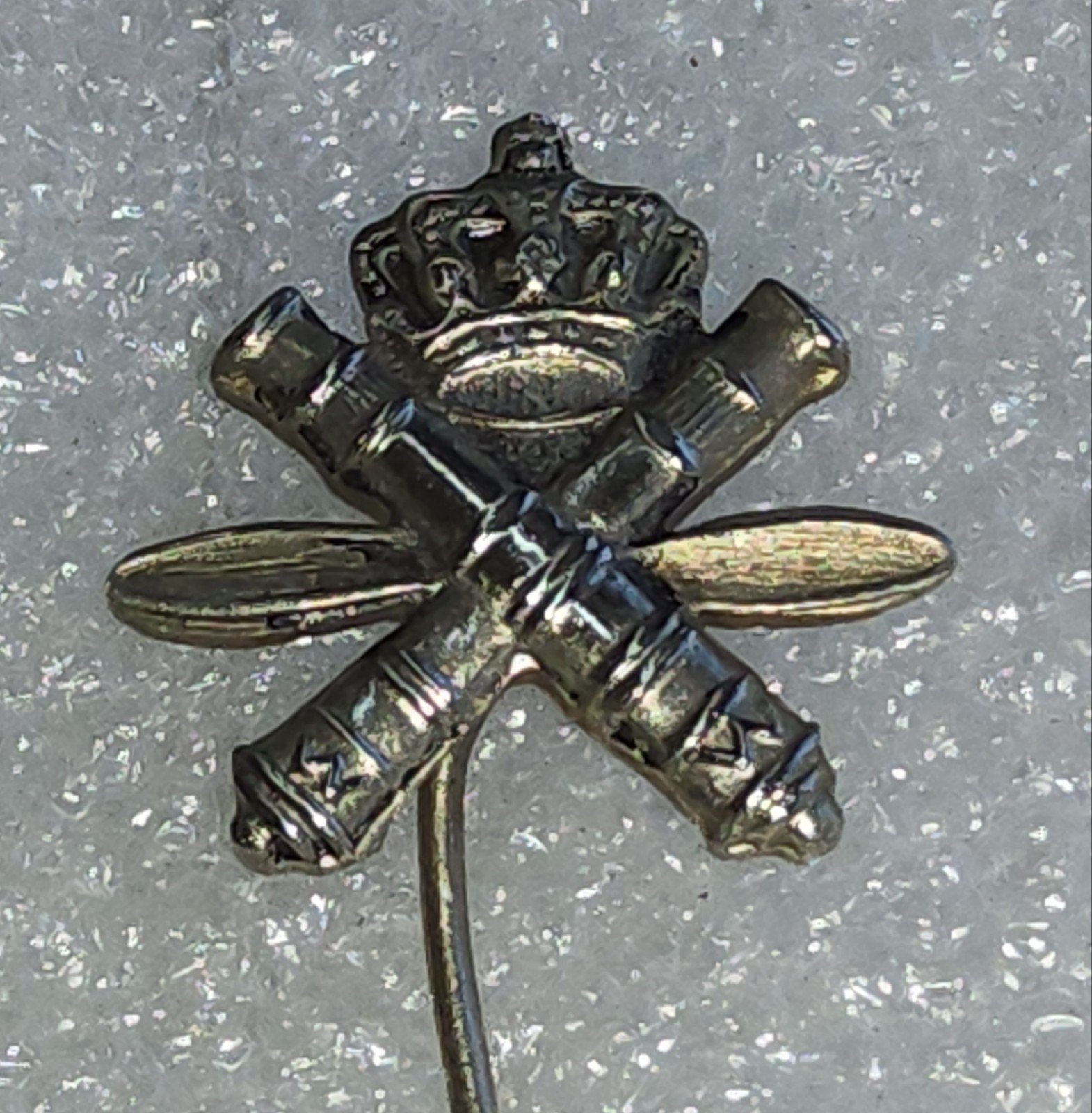 Speldje Korps Luchtdoelartillerie Koninklijke Landmacht, Verzamelen, Ophalen of Verzenden, Gebruikt, Overige onderwerpen, Speldje of Pin