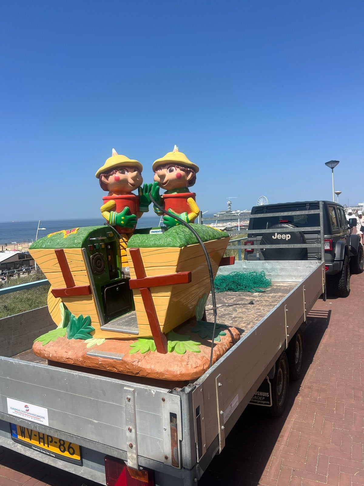 Vintage Kiddy Ride: Bill & Ben Bloempotmannetjes, Ophalen, Gebruikt