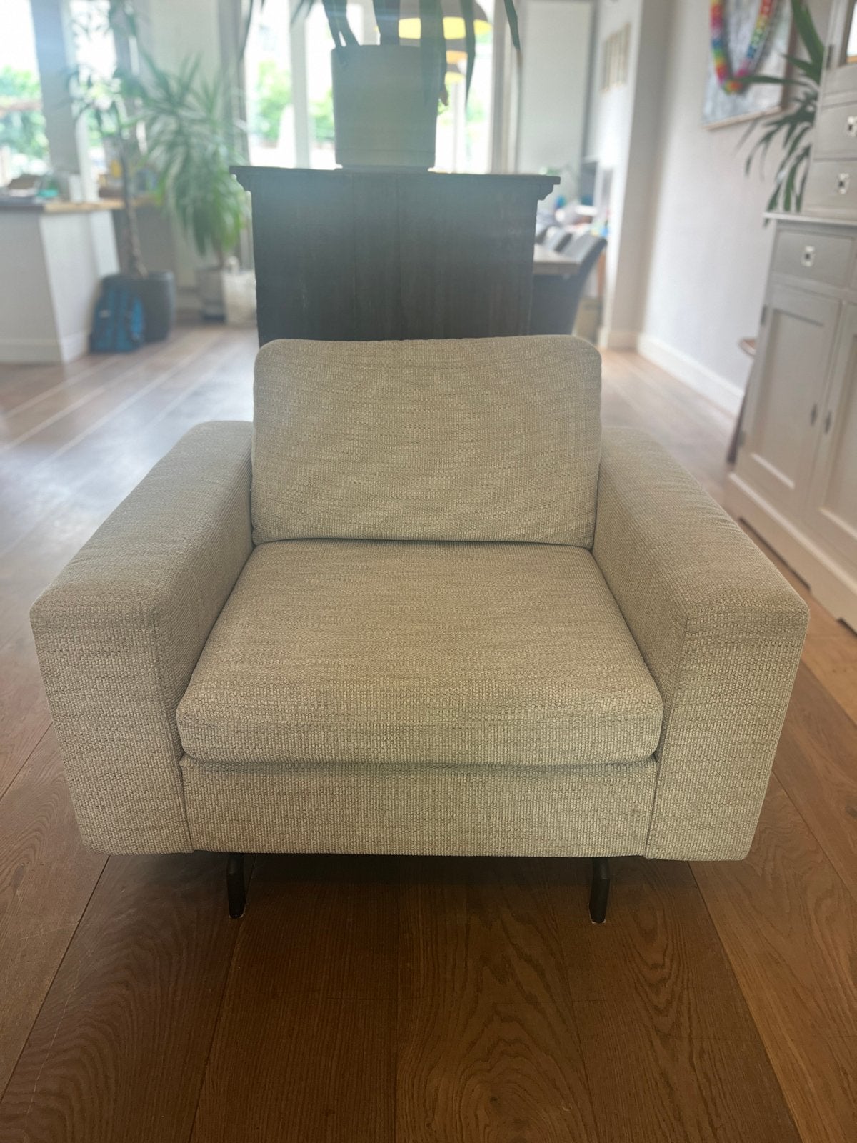 Zuiver Jean Fauteuils (x2), Ophalen of Verzenden, Gebruikt, Stof, 75 tot 100 cm