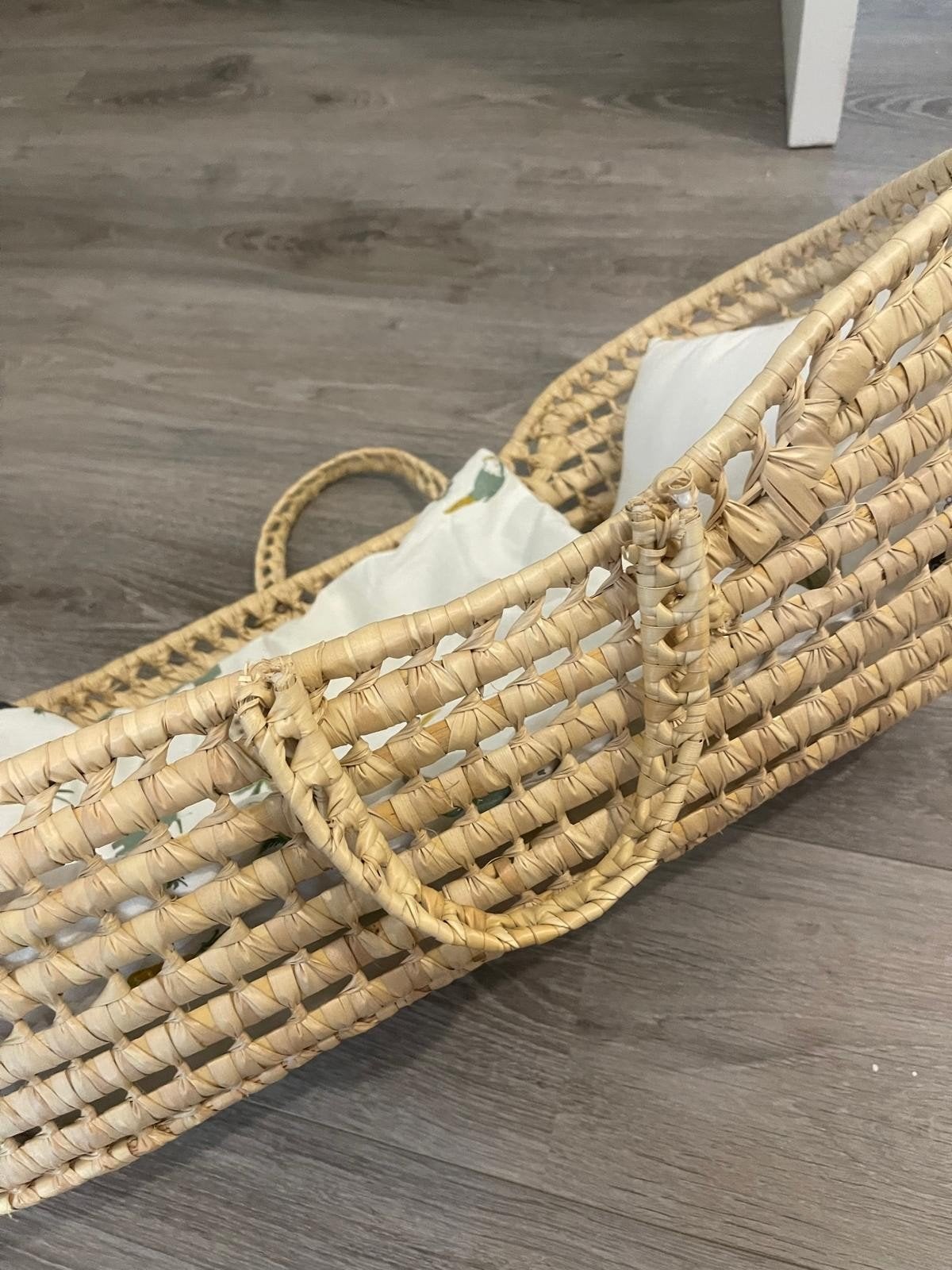 Poppendraagmand met baby born, Ophalen of Verzenden, Gebruikt, Babypop
