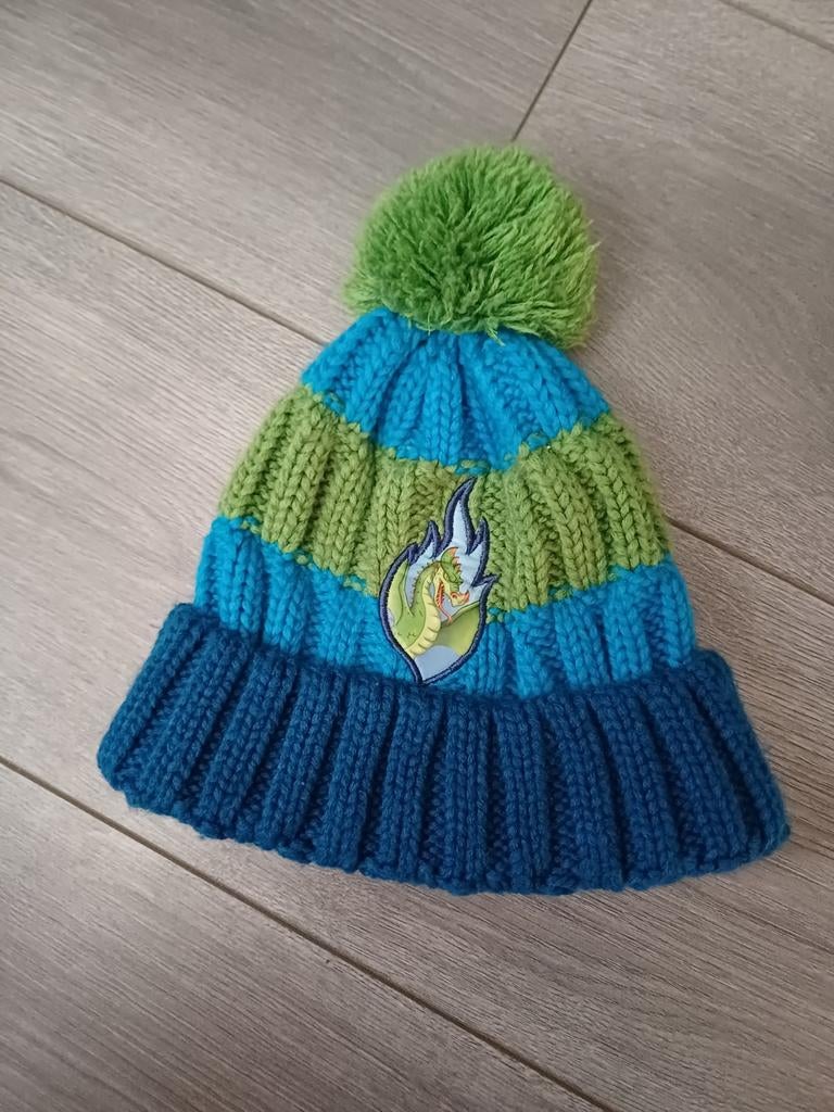 ZGAN unieke wintermuts Joris en de Draak / Efteling, Jongen of Meisje, Efteling, Ophalen of Verzenden, Zo goed als nieuw
