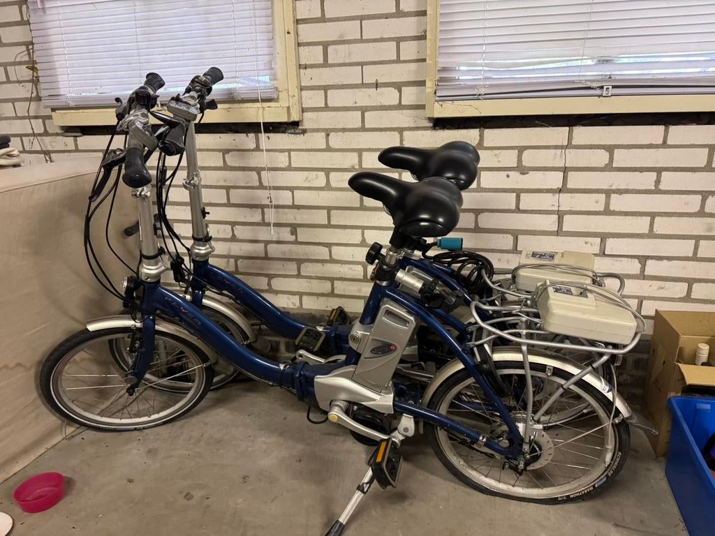 2x flyer electrische vouwfietsen / campingfietsen, Fietsen en Brommers, Elektrische fietsen, Zo goed als nieuw, Overige merken