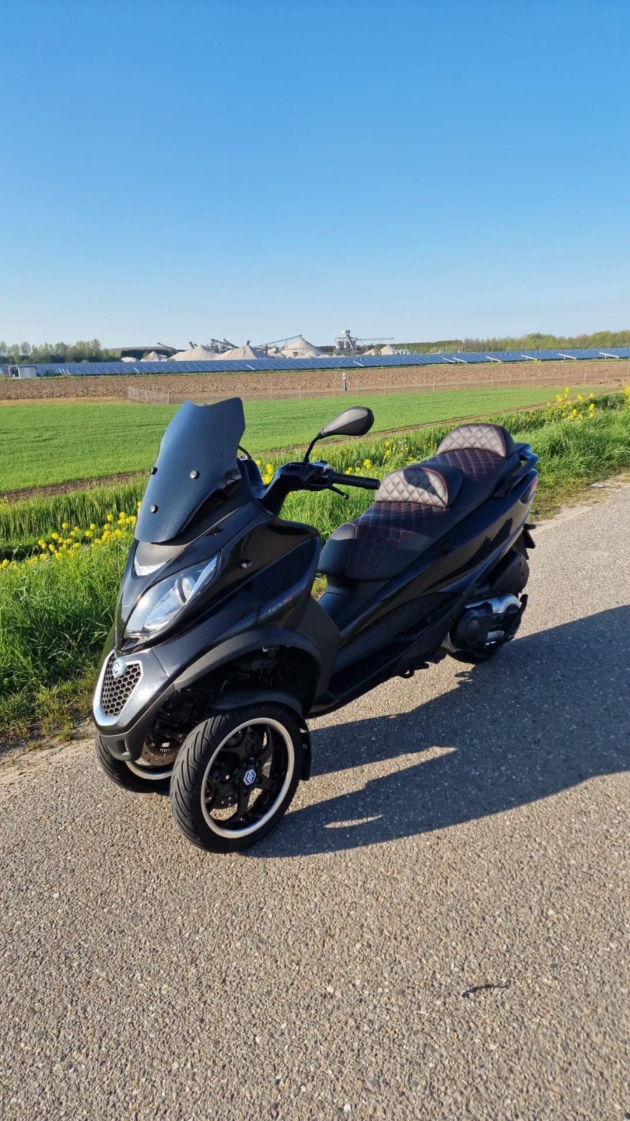 Piaggio MP3 500cc, Ophalen