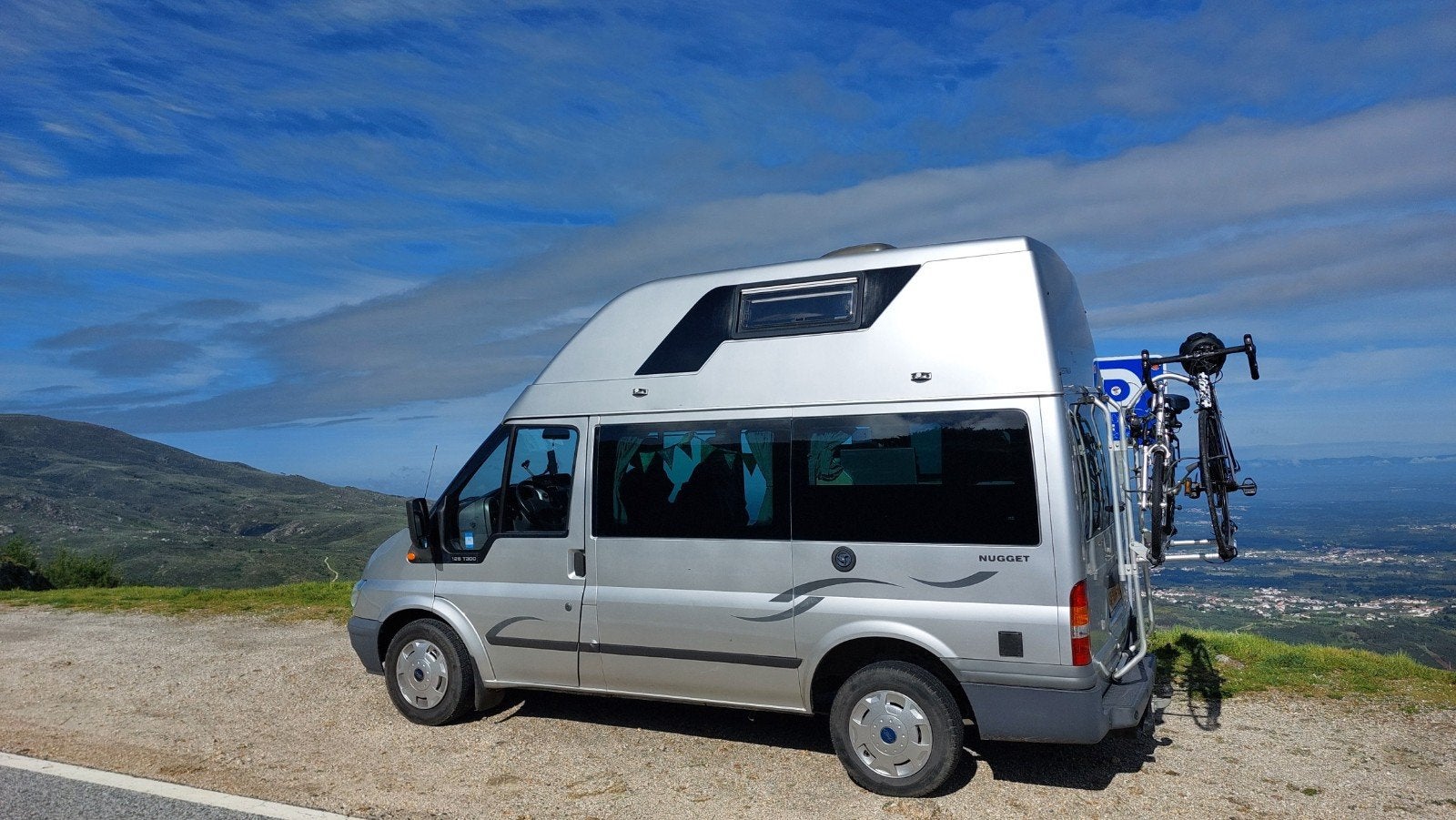 Ford Transit 2.0 Tdci Nugget Westfalia Hoogdak 2005 Grijs, Caravans en Kamperen, Campers, Chemisch toilet, Buscamper of Camperbus
