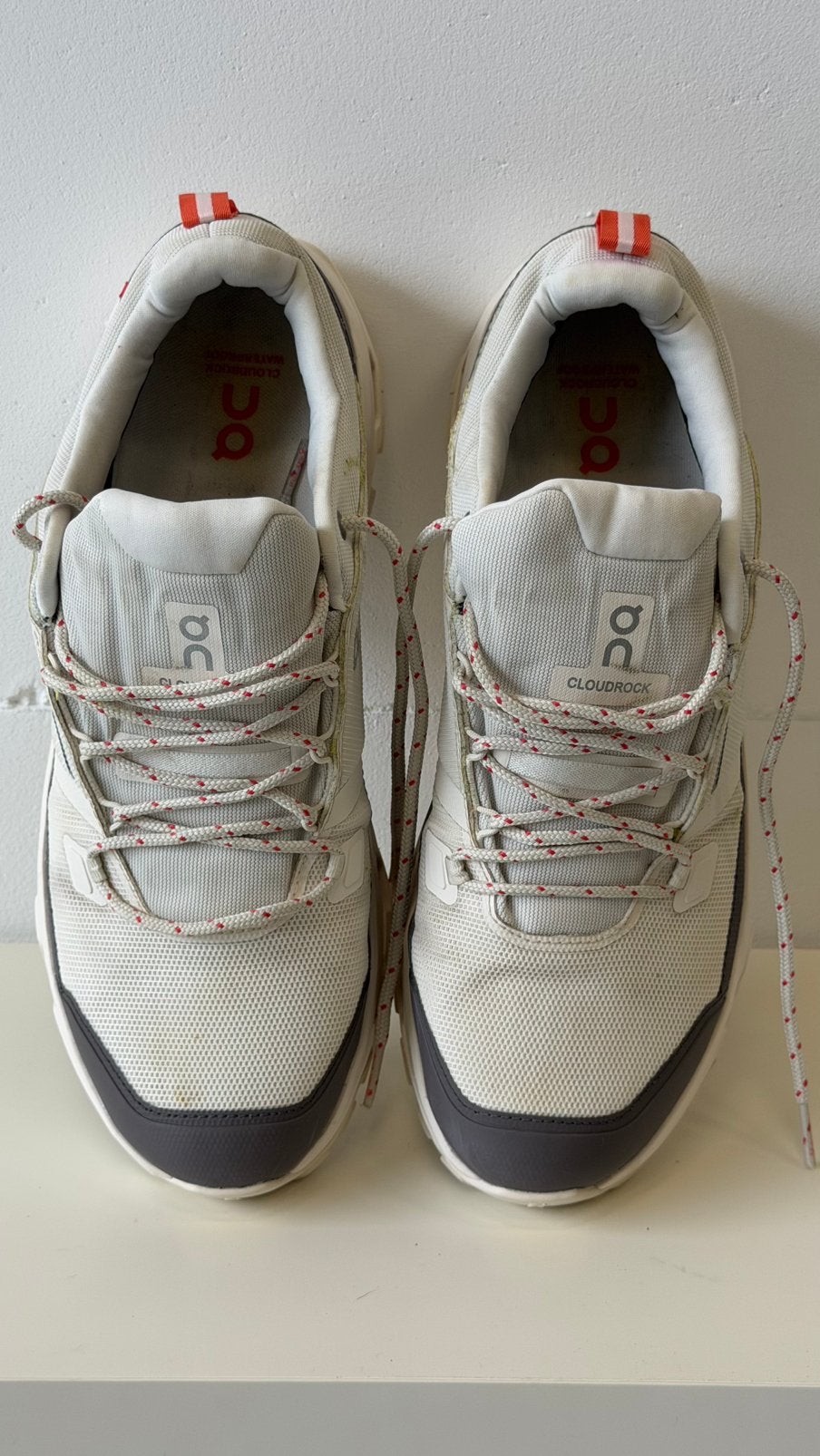 On Cloudrock Low WP Wandelschoenen – Ivory | maat 47.5 (EU), Ophalen of Verzenden, Zo goed als nieuw, Schoenen