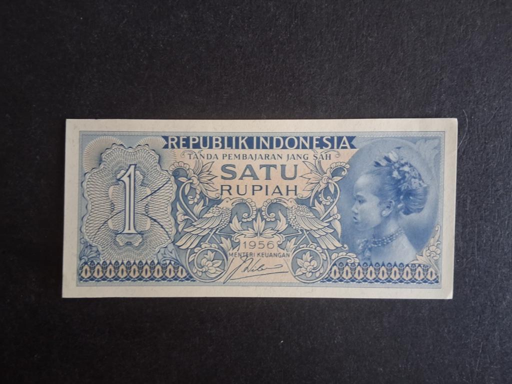 1 rupiah Indonesië unc REPLACEMENT 1956, Ophalen of Verzenden, Zuidoost-Azië, Los biljet