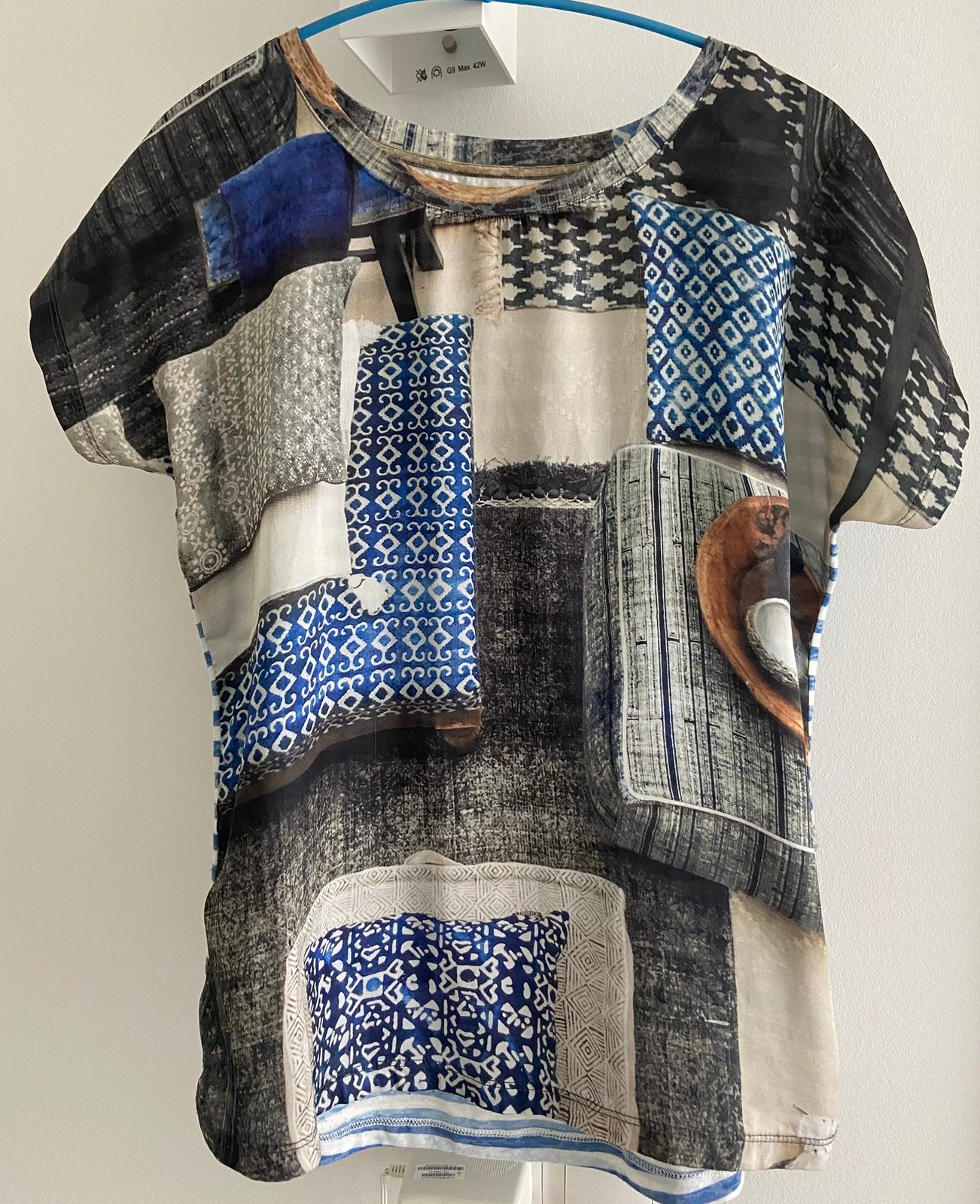 Blouse/tshirt van DiVidere maat S, Kleding | Dames, Blauw, Ophalen of Verzenden, Zo goed als nieuw, Korte mouw