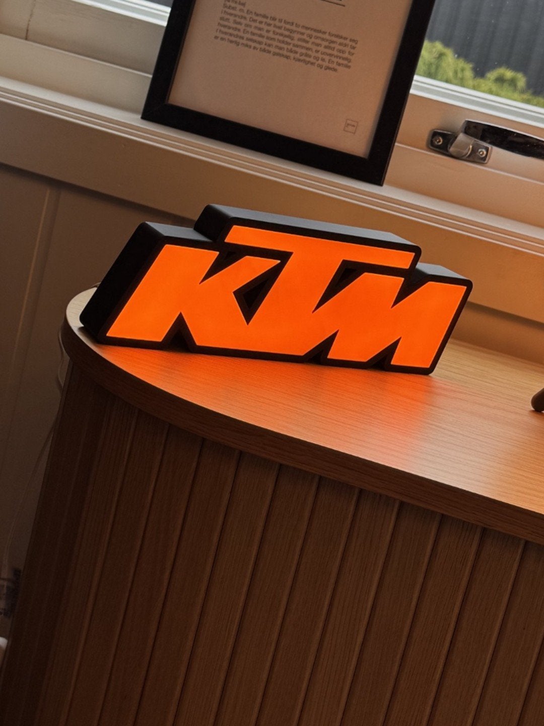 KTM Lichtbak - Perfecte Eyecatcher voor Elke KTM Liefhebber, Ophalen of Verzenden, Nieuw, Lichtbak of (neon) lamp