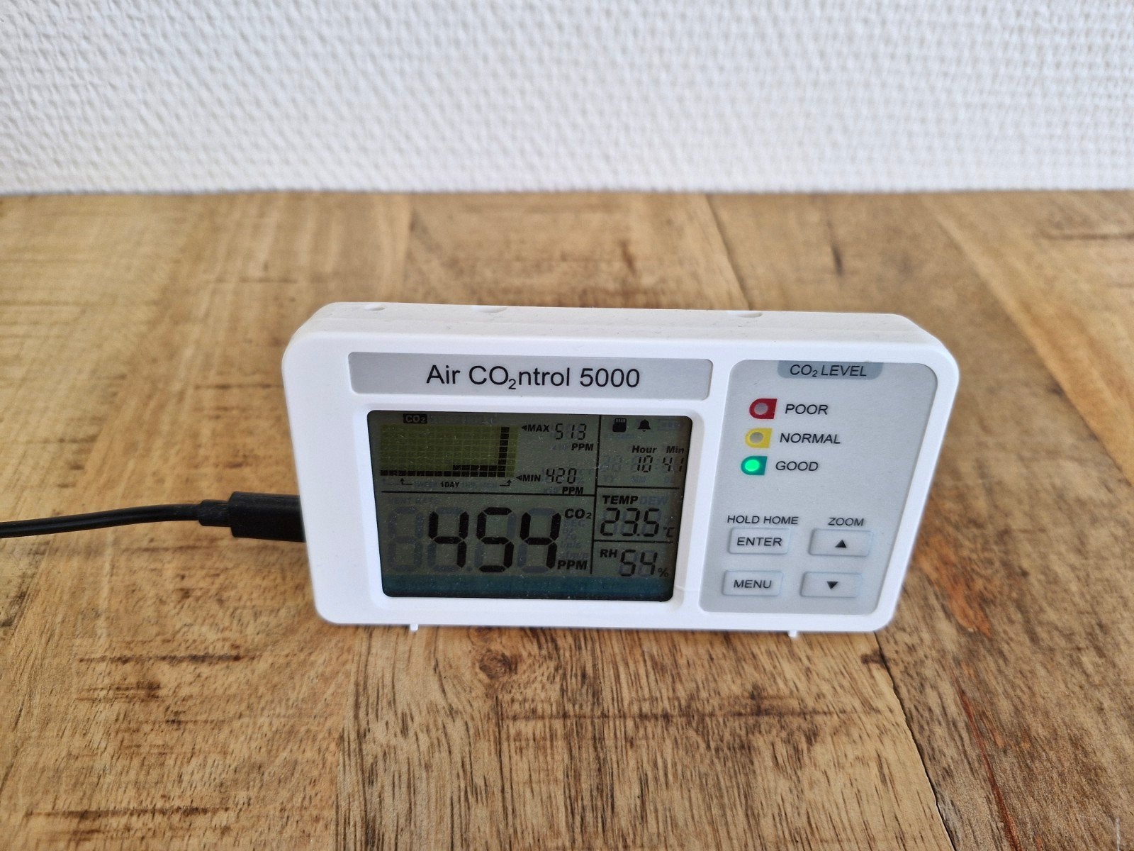 Air CO2ntrol 5000 CO2-monitor met dataloggerfunctie, Ophalen of Verzenden, Nieuw
