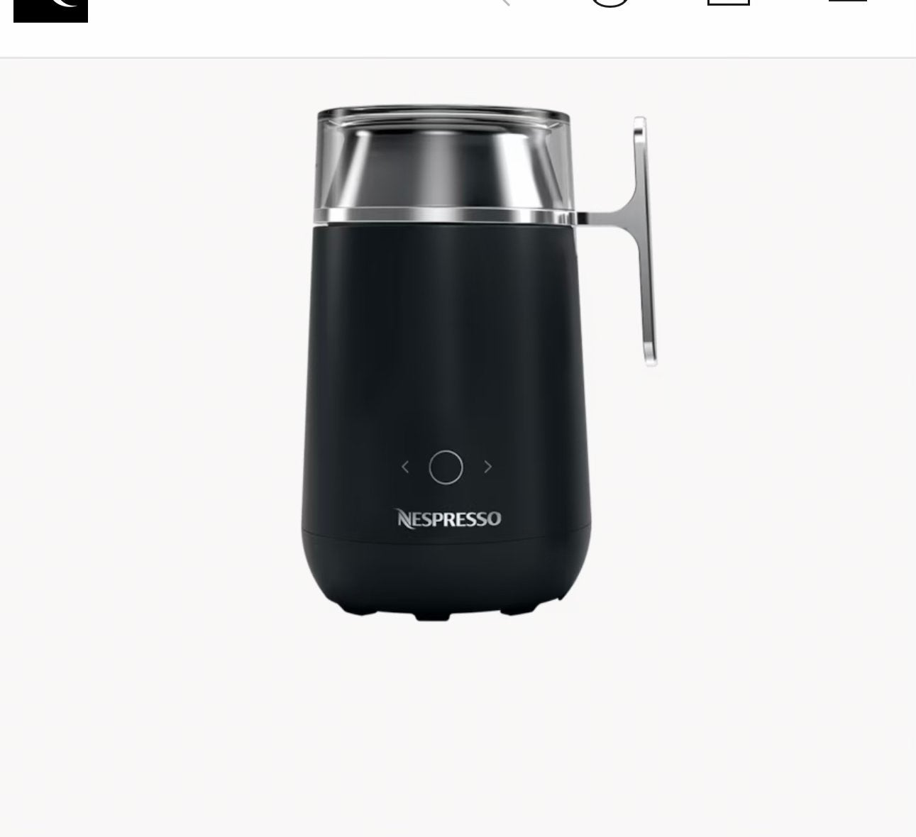 Nespresso Barista Receptenmaker - Melkopschuimer, Ophalen of Verzenden, Zo goed als nieuw, Elektrische melkopschuimer