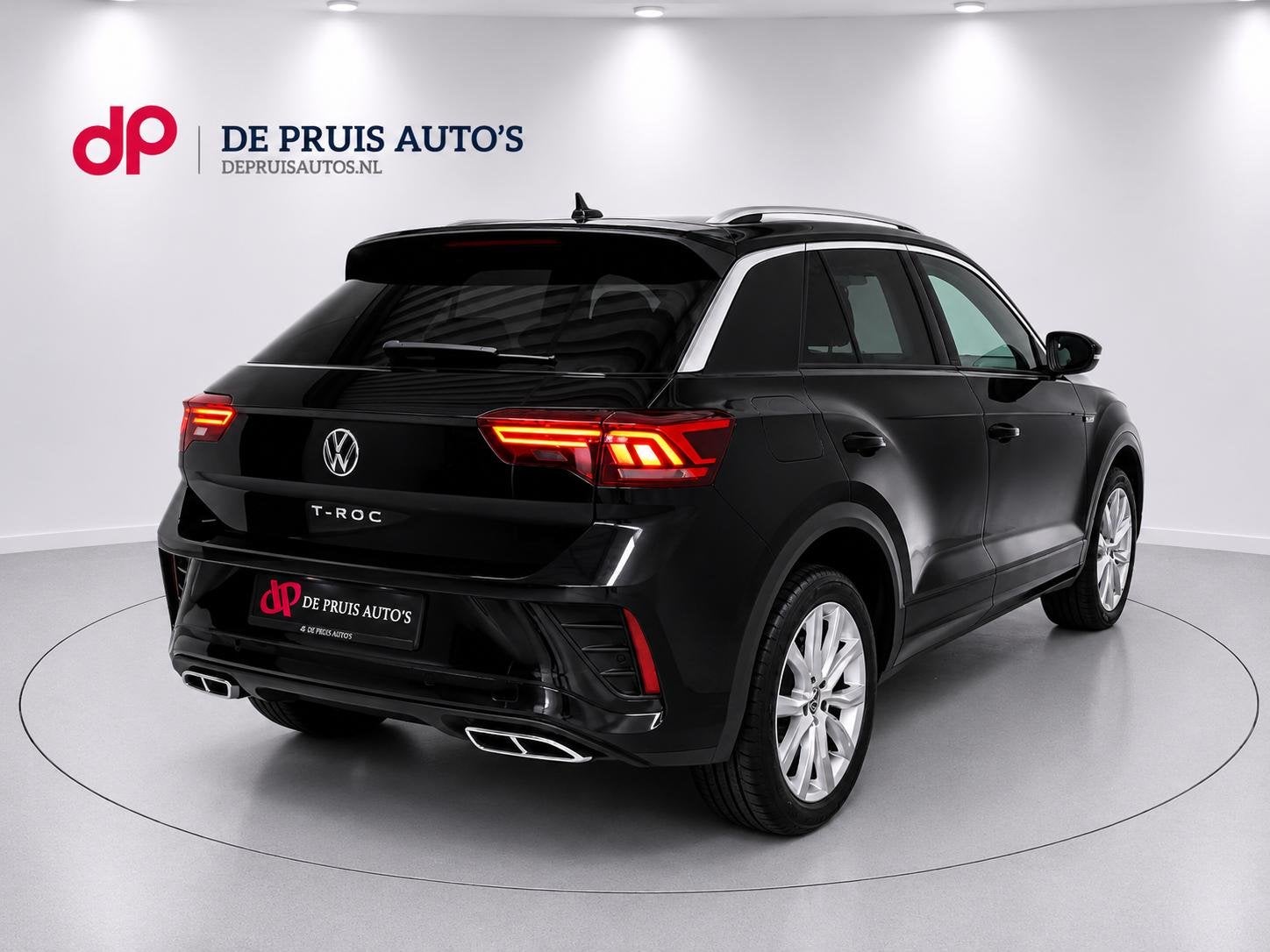 Volkswagen T-Roc 1.5 TSI R-Line Edition 2x R line Camera IQ-, Auto's, Stof, 4 cilinders, Zwart, Bedrijf
