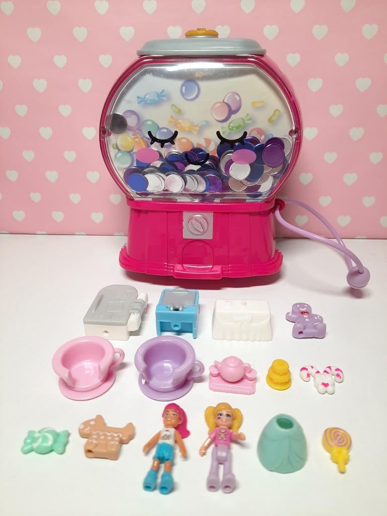 Polly Pocket Candy Cutie Gumball Compact - Compleet!, Ophalen of Verzenden, Zo goed als nieuw