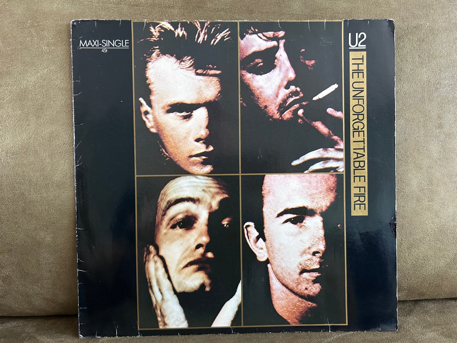U2 the unforgettable fire 12 inch, Ophalen of Verzenden, Zo goed als nieuw, 12 inch, Poprock