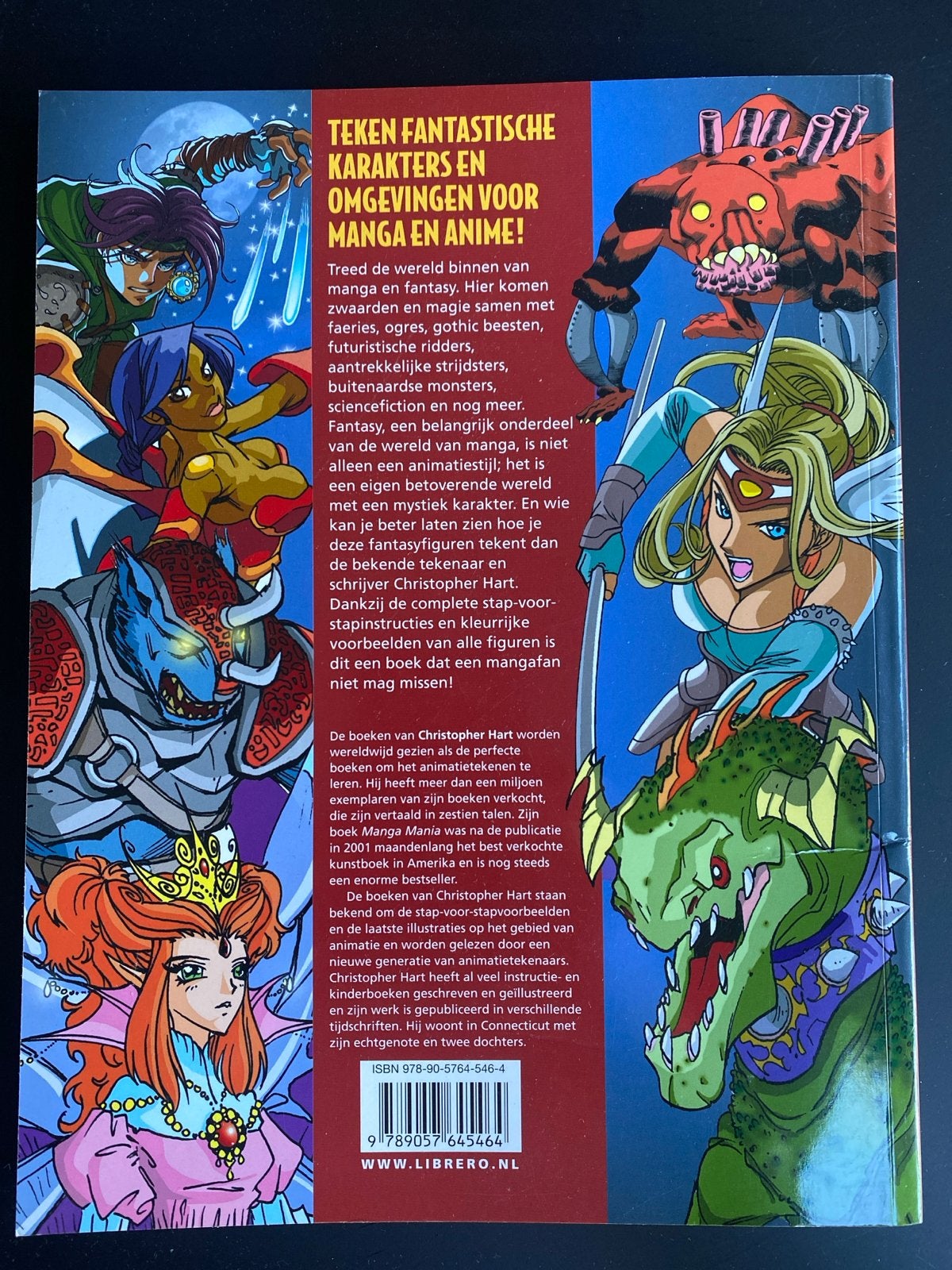 Manga Fantasy Tekenen - Leer fantastische figuren tekenen, Ophalen of Verzenden, Zo goed als nieuw, Knutselen