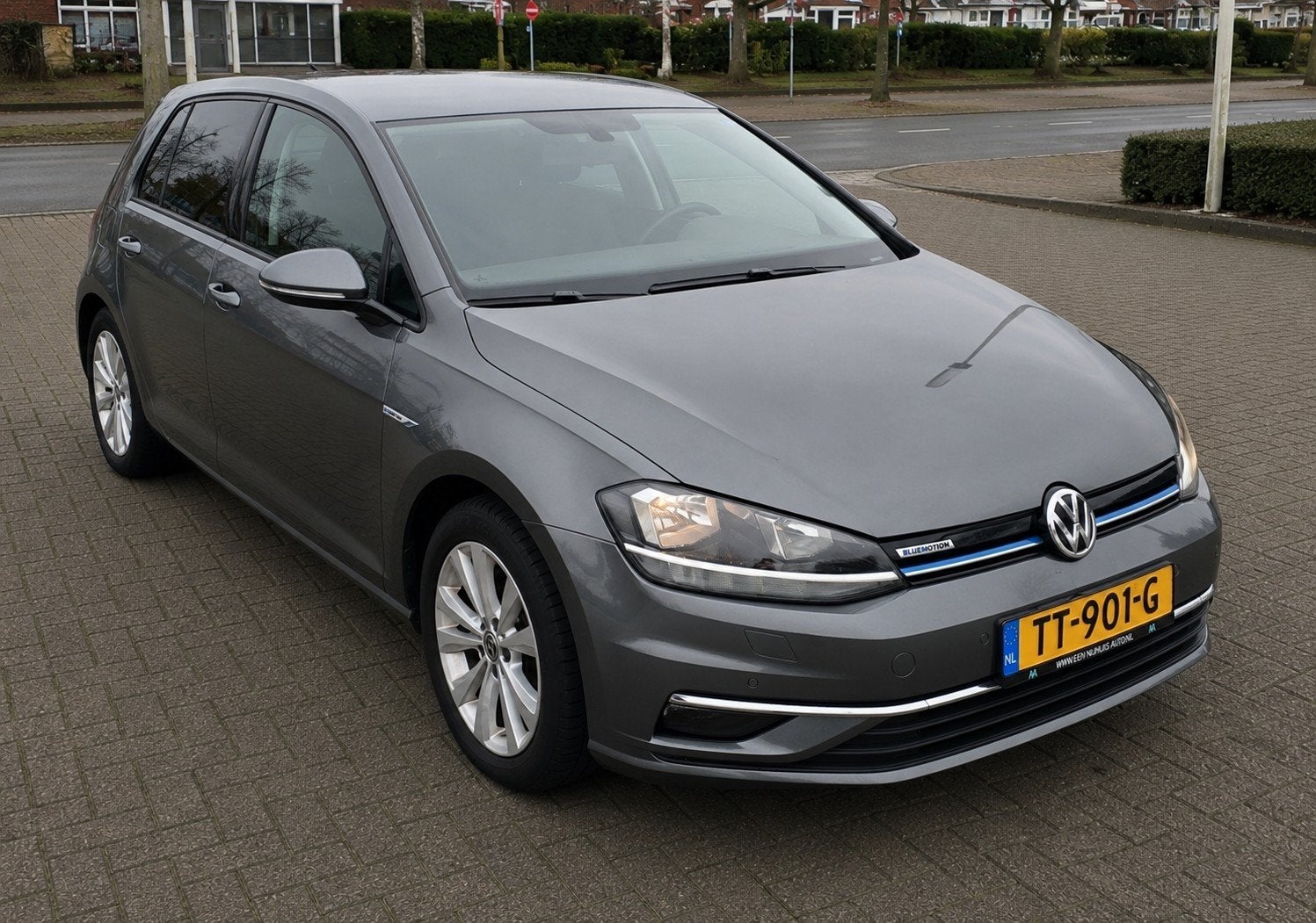 Volkswagen Golf 1.5 TSI  2018 Grijs, Auto's, Volkswagen, 1498 cc, 4 cilinders, Origineel Nederlands, 1240 kg