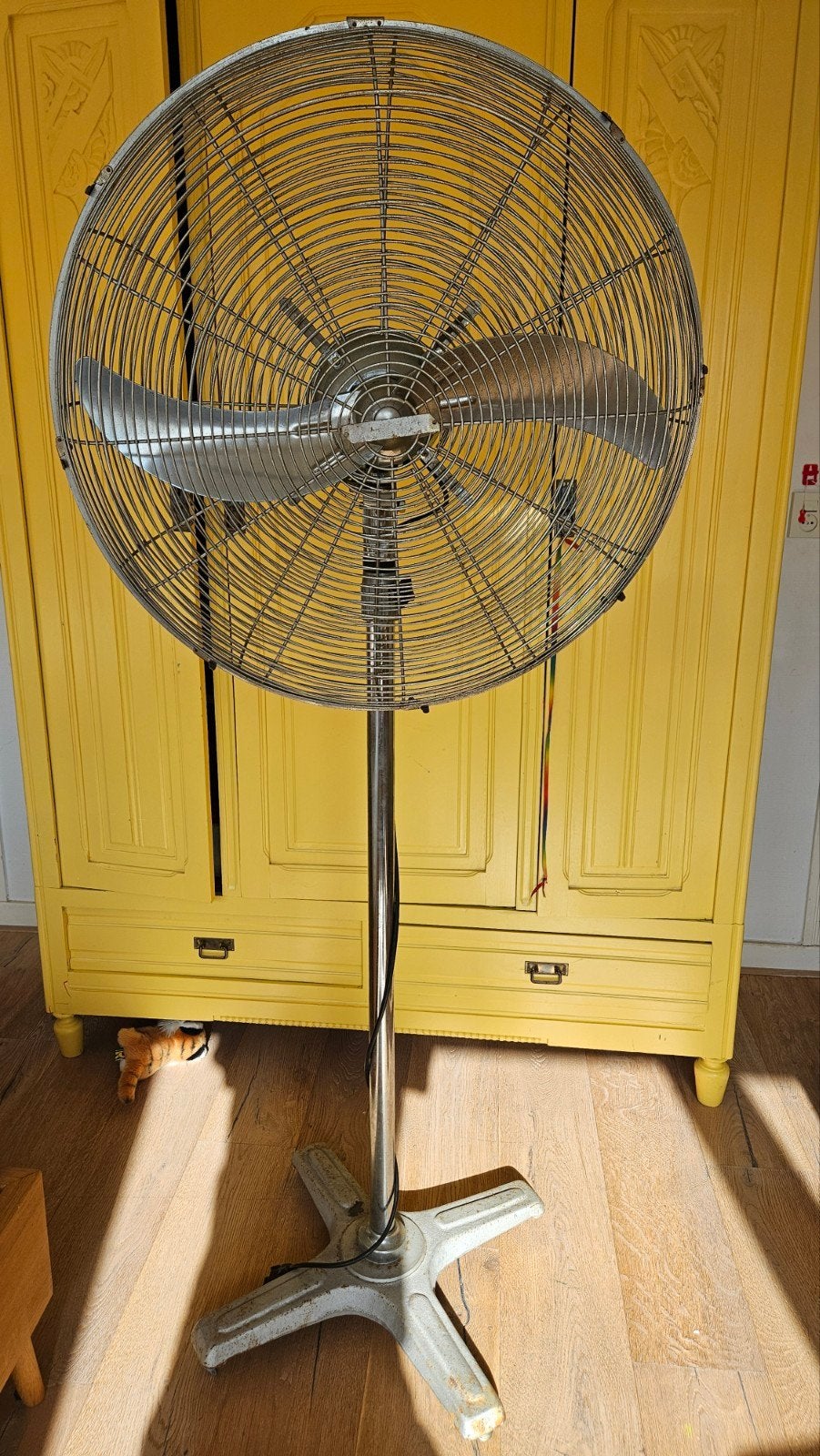 Sterke en verstelbare statiefventilator (166-270cm), Ophalen, Gebruikt, Statiefventilator