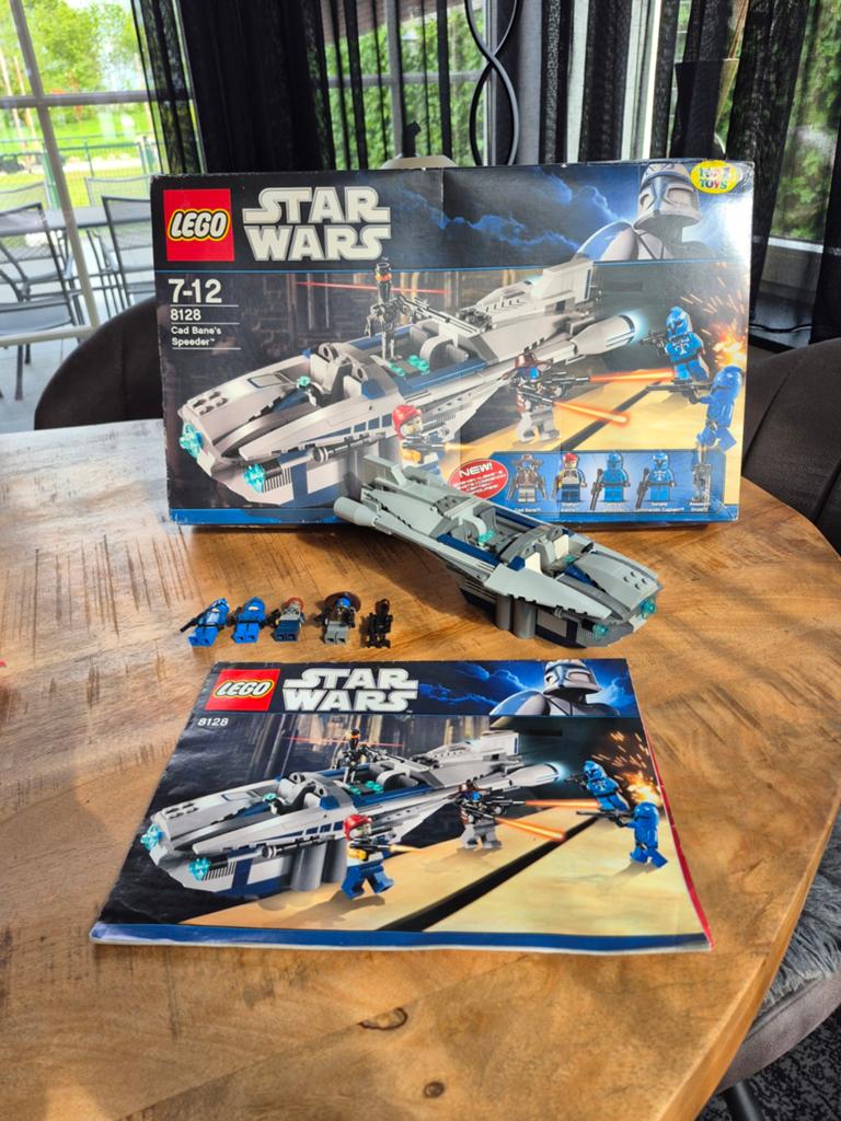 LEGO Star Wars 8128 Cad Bane's Speeder - 100% Compleet, Gebruikt, Star Wars, Lego, Ophalen of Verzenden