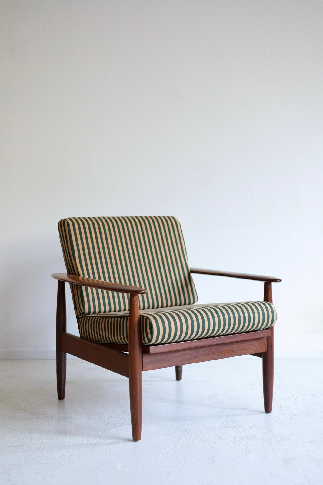 Deense fauteuil mid-century vintage design jaren 50 60, Ophalen, Hout, Overige kleuren, Design