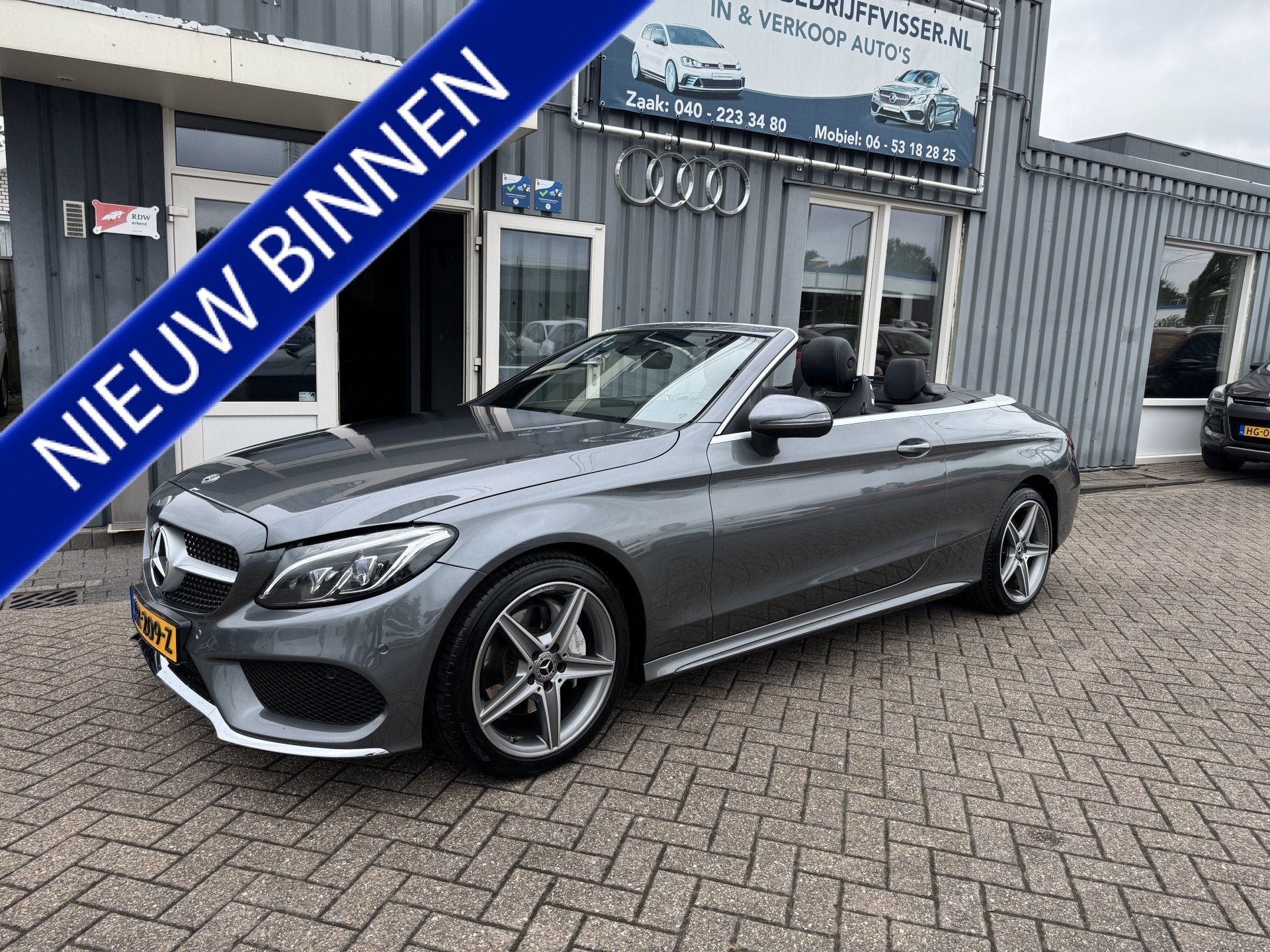 Mercedes-Benz C-Klasse Cabrio 180 Premium Plus amg pakket am, Auto's, Automaat, Achterwielaandrijving, Cabriolet, 4 stoelen