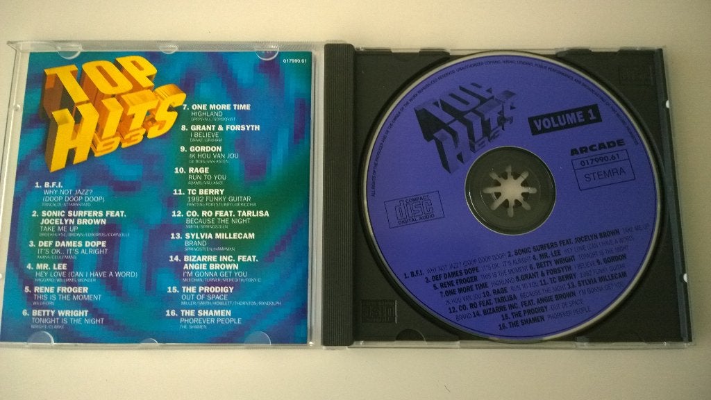 Top hits '93 volume 1, Ophalen, Gebruikt, Pop, Verzamelalbum