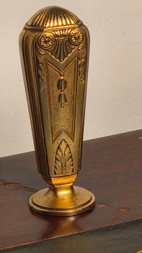 Antieke Art Deco Bronzen Lakstempel Gesigneerd, Ophalen of Verzenden