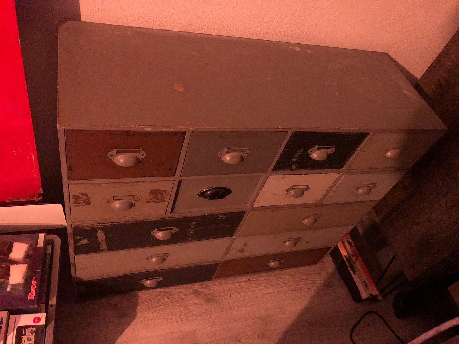 Industrieel vakkenkastje, Hout, Ophalen of Verzenden, Zo goed als nieuw, 25 tot 50 cm, 50 tot 100 cm