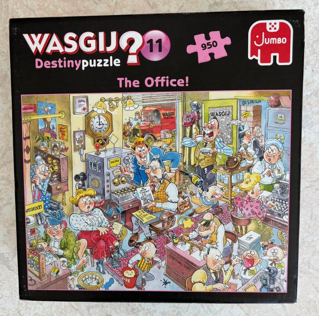 Wasgij Destiny 11 - The office - 950 stukjes, Ophalen of Verzenden, 500 t/m 1500 stukjes, Gebruikt, Legpuzzel
