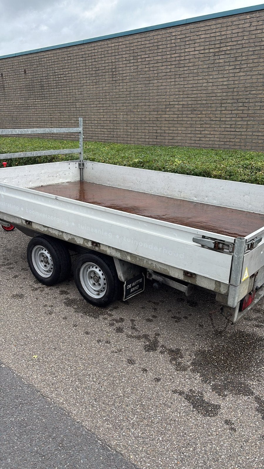 Henra electrische 3 zijdige kipper 331x185 staal bodem 2700k, Ophalen