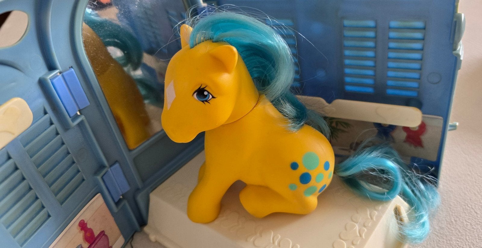Vintage My Little Pony G1 met accessoires, Kinderen en Baby's, Speelgoed | My Little Pony, Ophalen of Verzenden, Gebruikt