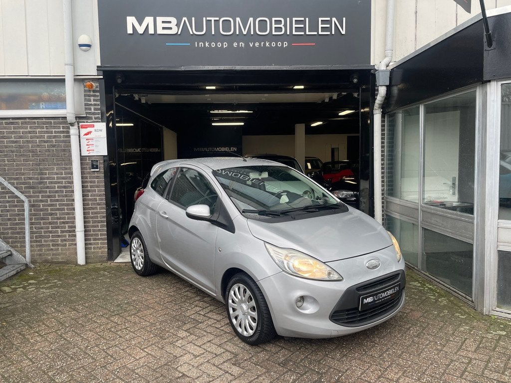 Ford Ka 1.2 Titanium/Zilver/Airco/Nap/Sport Uivoering/1 JR A, Auto's, Voorwielaandrijving, Gebruikt, 1242 cc, 4 cilinders