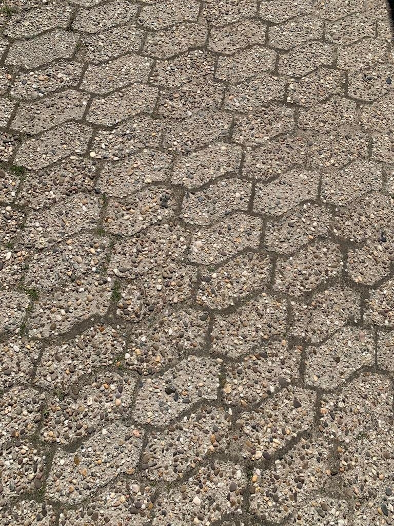 Klinkers straatstenen ca 55m2, Ophalen, Gebruikt, Beton, Klinkers