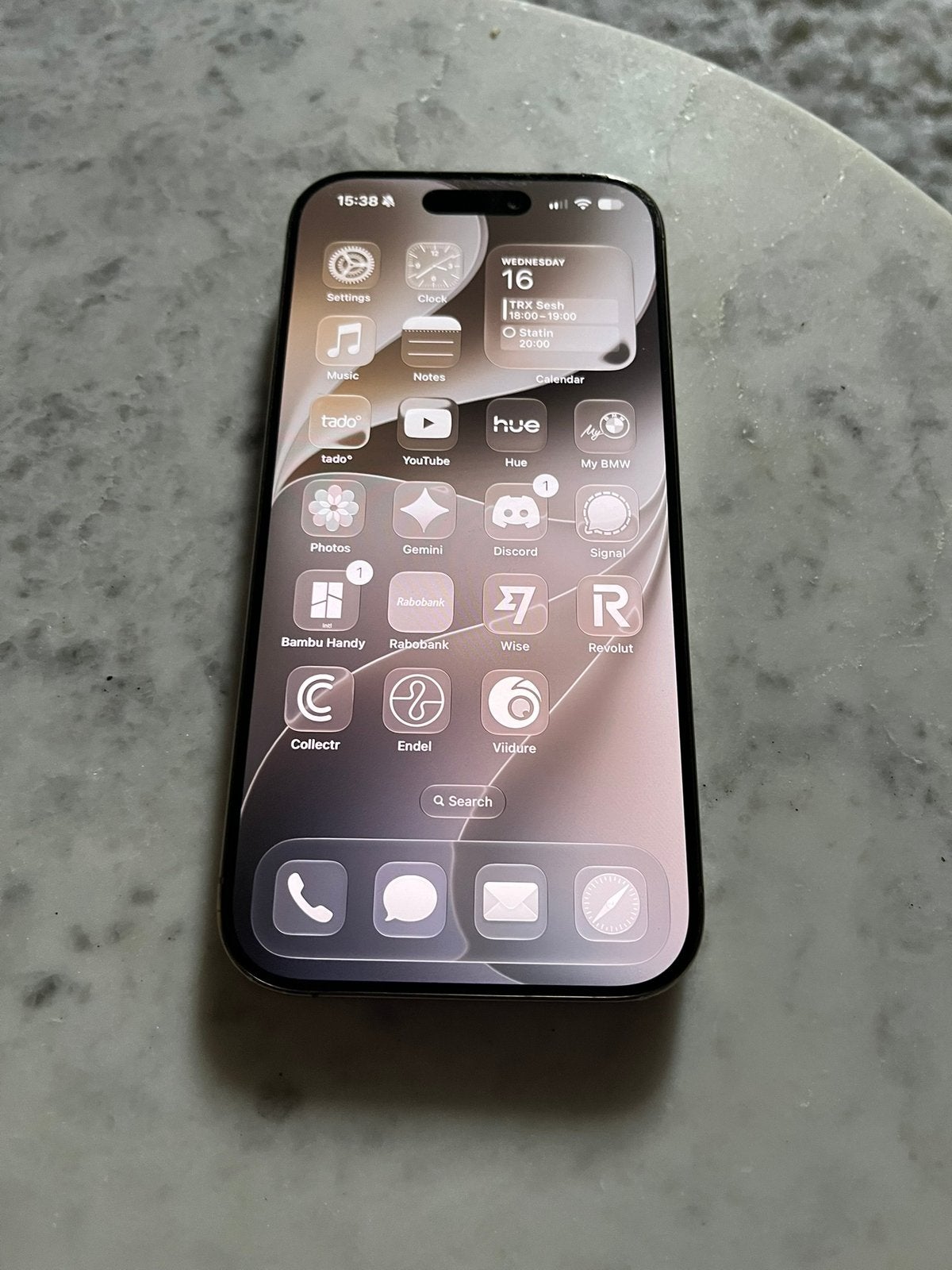 Iphone 16 Pro 256GB Dessert 93% battery health, Telecommunicatie, Ophalen of Verzenden, Zo goed als nieuw, Zwart, 256 GB