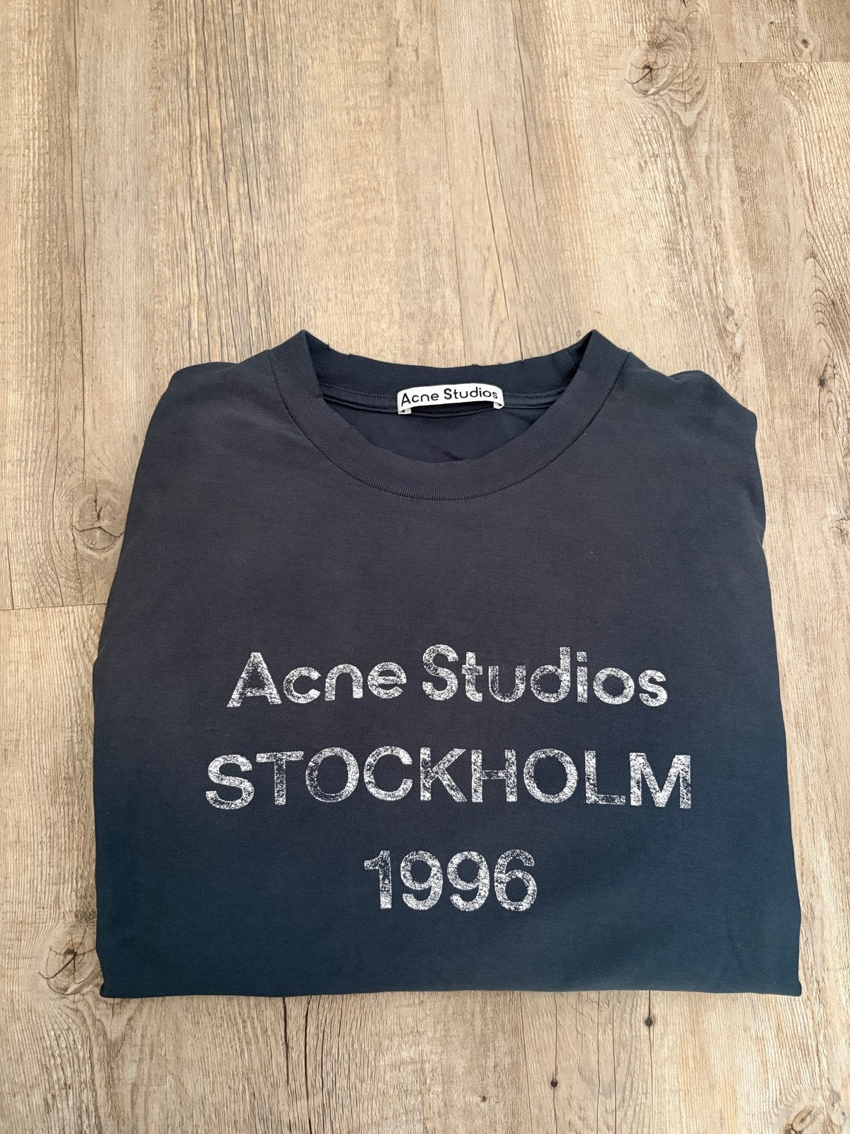 Acne Studios Stockholm 1996 Longsleeve - Maat s, Ophalen of Verzenden, Zo goed als nieuw, Maat 52/54 (L), Zwart