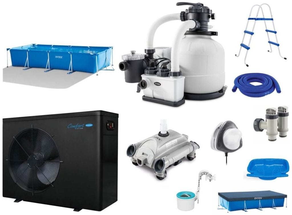 zwembad 450*220*84,warmtepomp,zoutwatersystem zandfilterpomp, Ophalen, 200 tot 300 cm, 80 tot 120 cm, Zo goed als nieuw