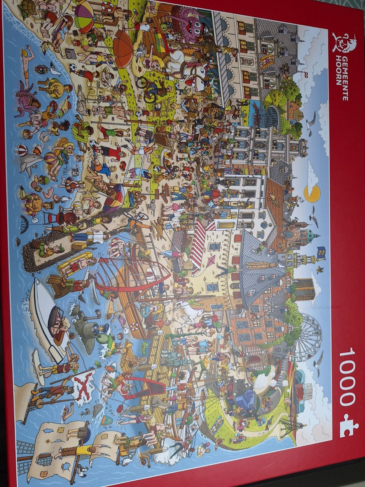Puzzel 1000 stukjes - Gemeente Hoorn, Ophalen, Meer dan 50 stukjes, Zo goed als nieuw, 6 jaar of ouder