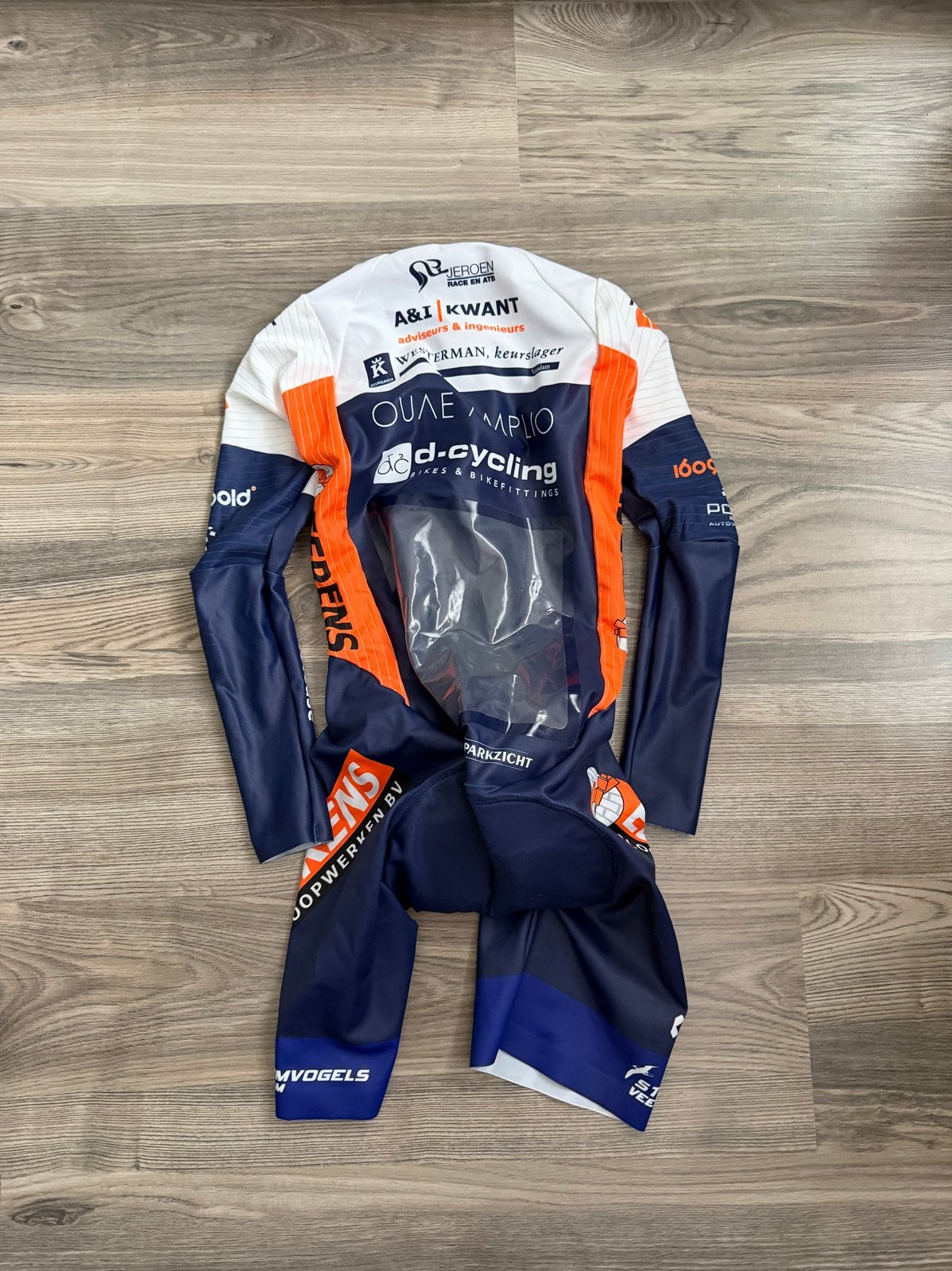 Kalas wielerpak / tijdritpak met rugnummerhouder maat S, S, Dames, Nieuw, Ophalen of Verzenden