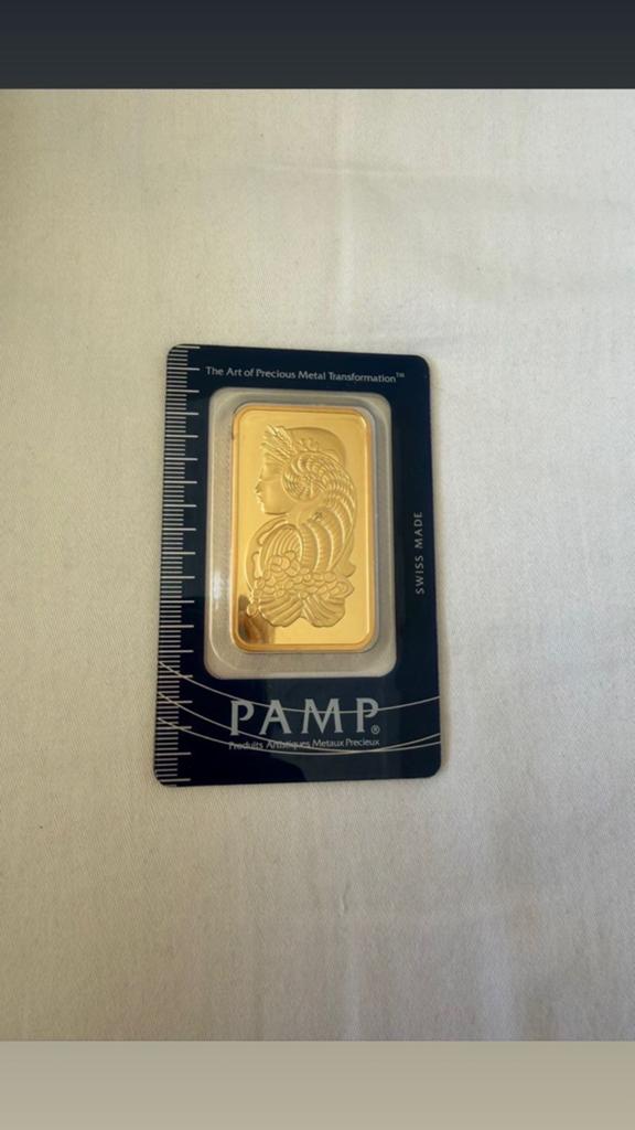 Pamp suisse, Ophalen, Goud