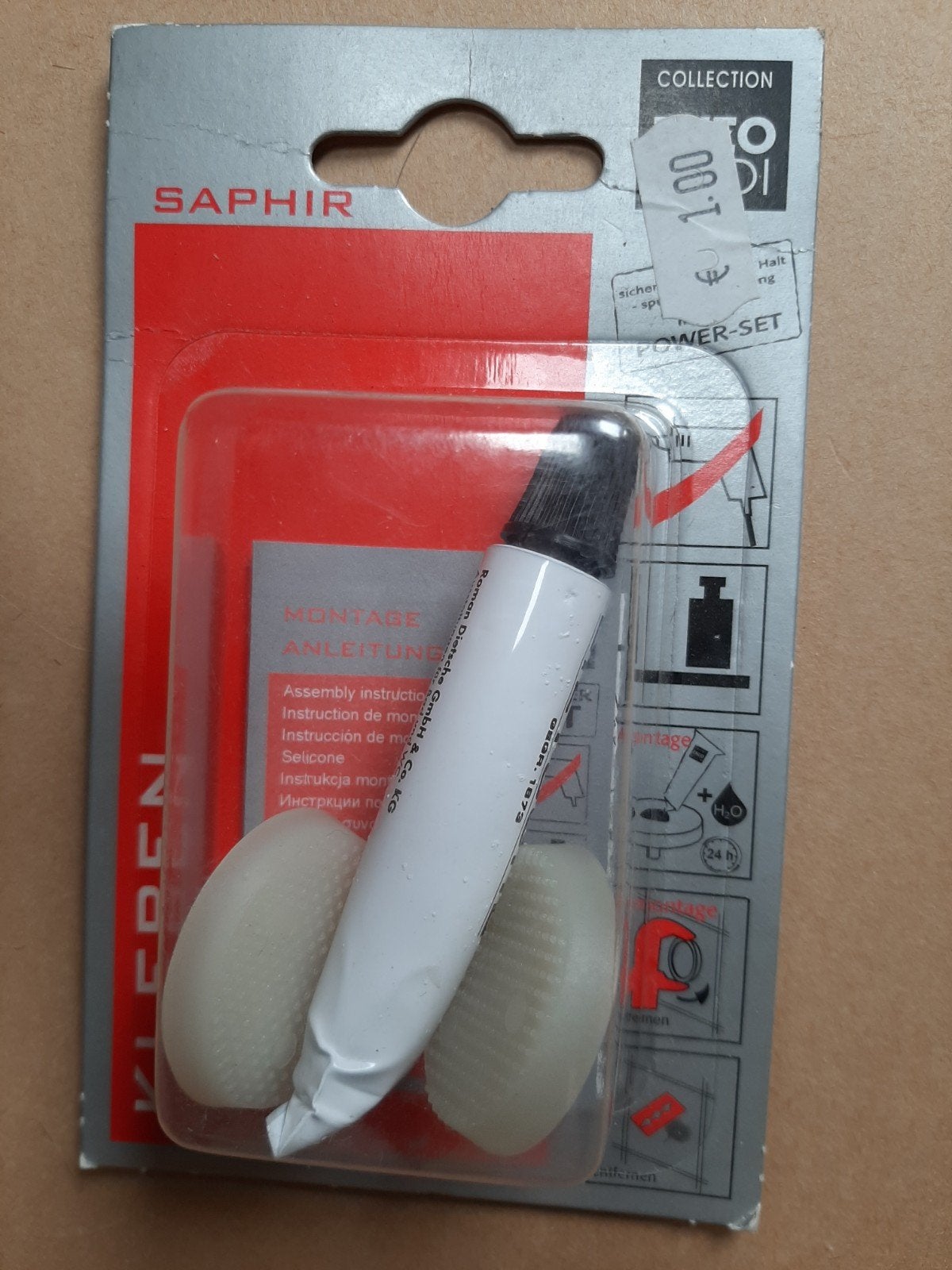 Saphir kleben power-set voor badkamer, Ophalen of Verzenden, Nieuw