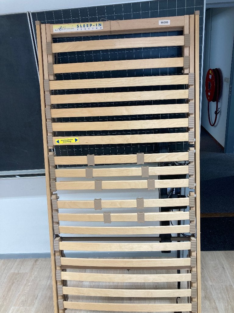 Electrische lattenbodem 90x200 SLEEP-IN, Ophalen, Verstelbaar, 90 cm, Eenpersoons
