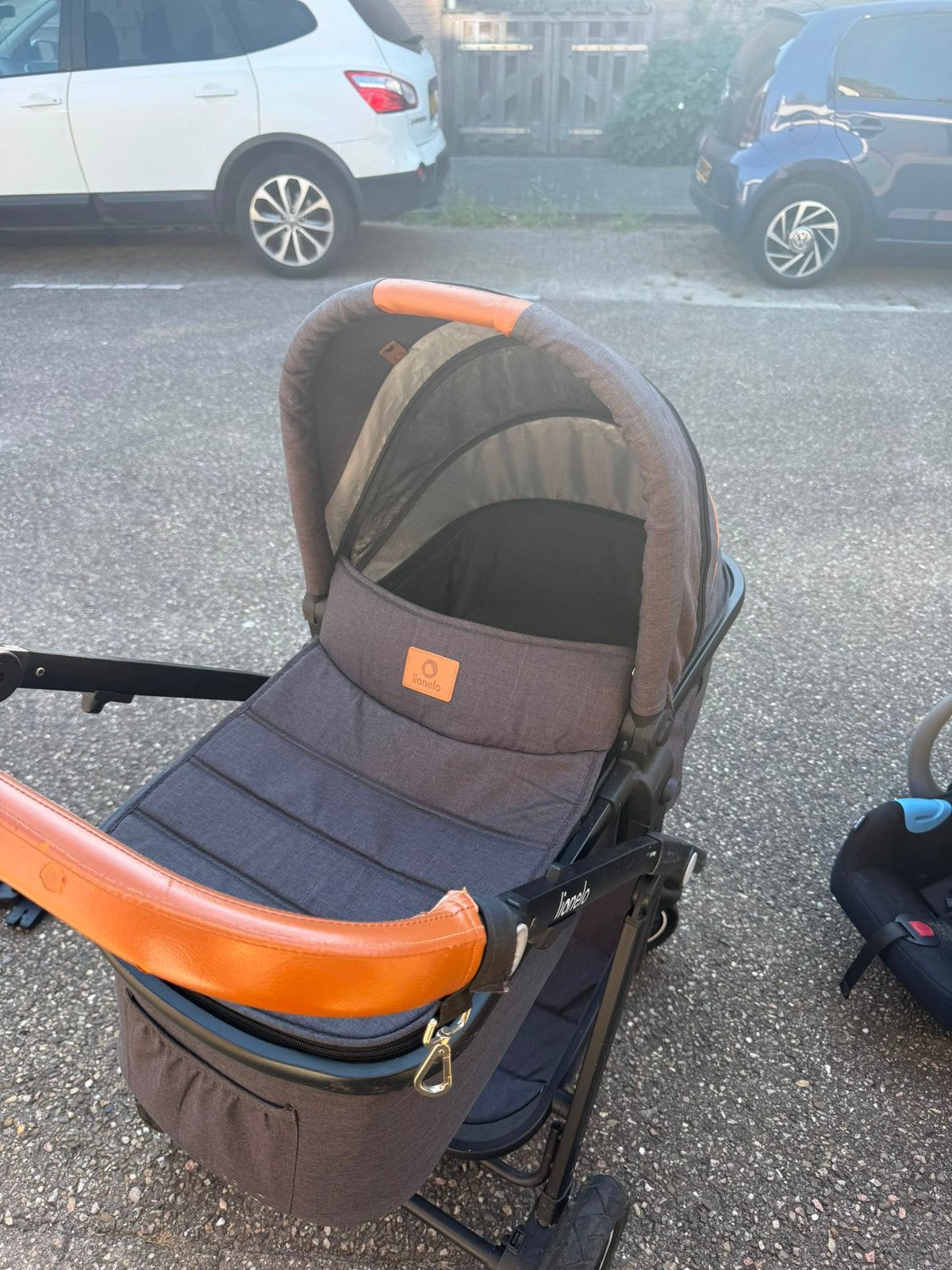 Kinderwagen, Ophalen, Zo goed als nieuw, Overige merken, Verstelbare duwstang