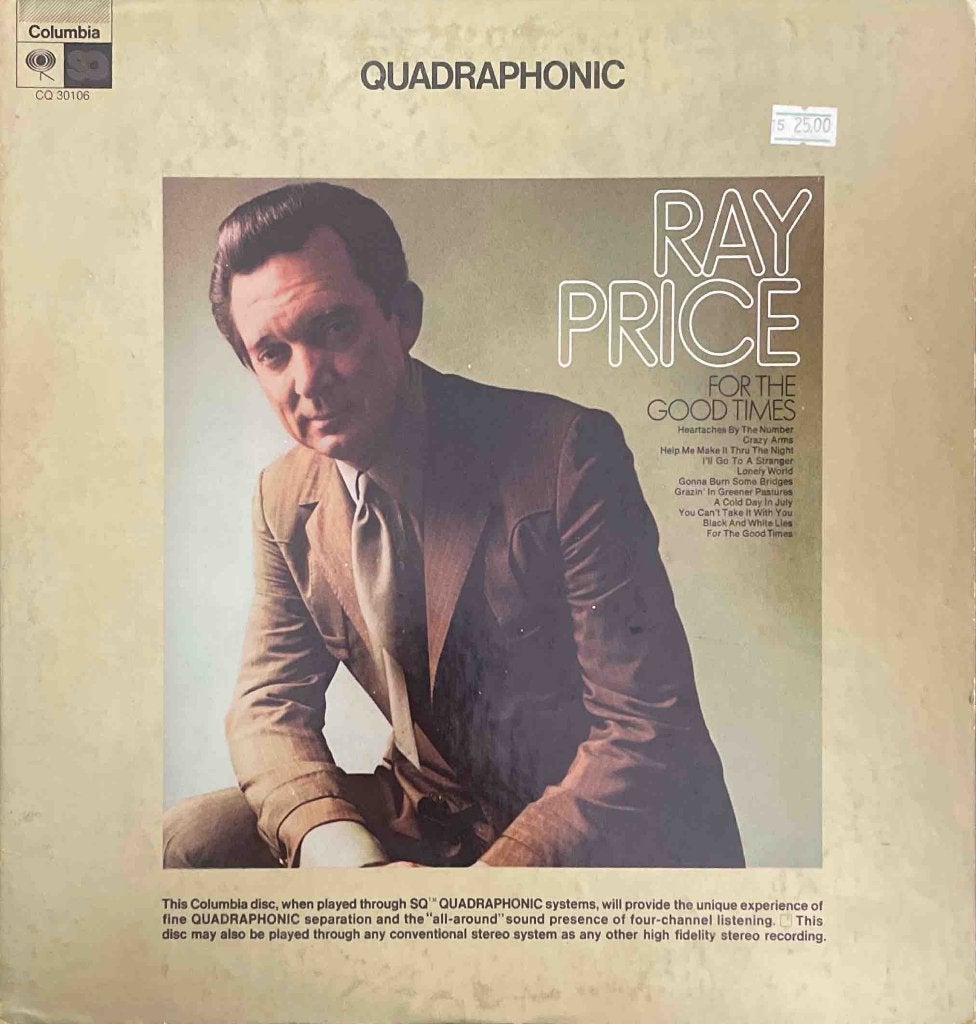 Ray Price - For The Good Times, LP, Gebruikt, Ophalen of Verzenden, Country