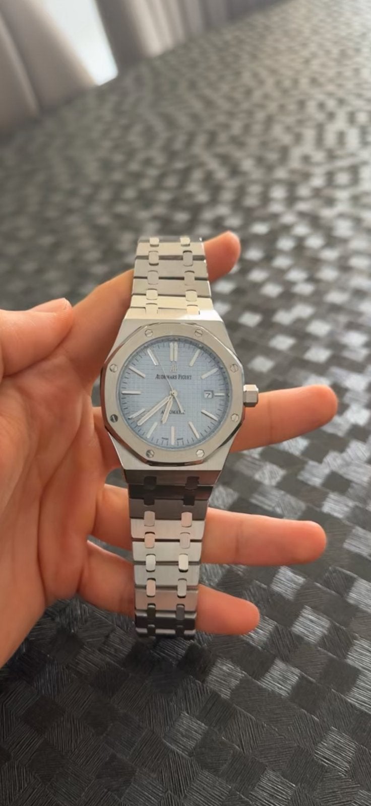 Audemars piguet look AP, Sieraden, Tassen en Uiterlijk, Overige merken, Polshorloge, Ophalen of Verzenden, Zo goed als nieuw