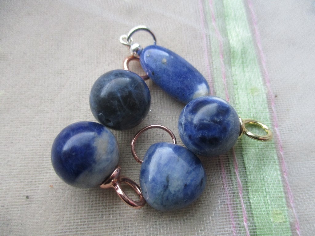 067/ sodaliet hangers, Hobby en Vrije tijd, Kralen en Sieraden maken, Ophalen of Verzenden, Nieuw, Hanger