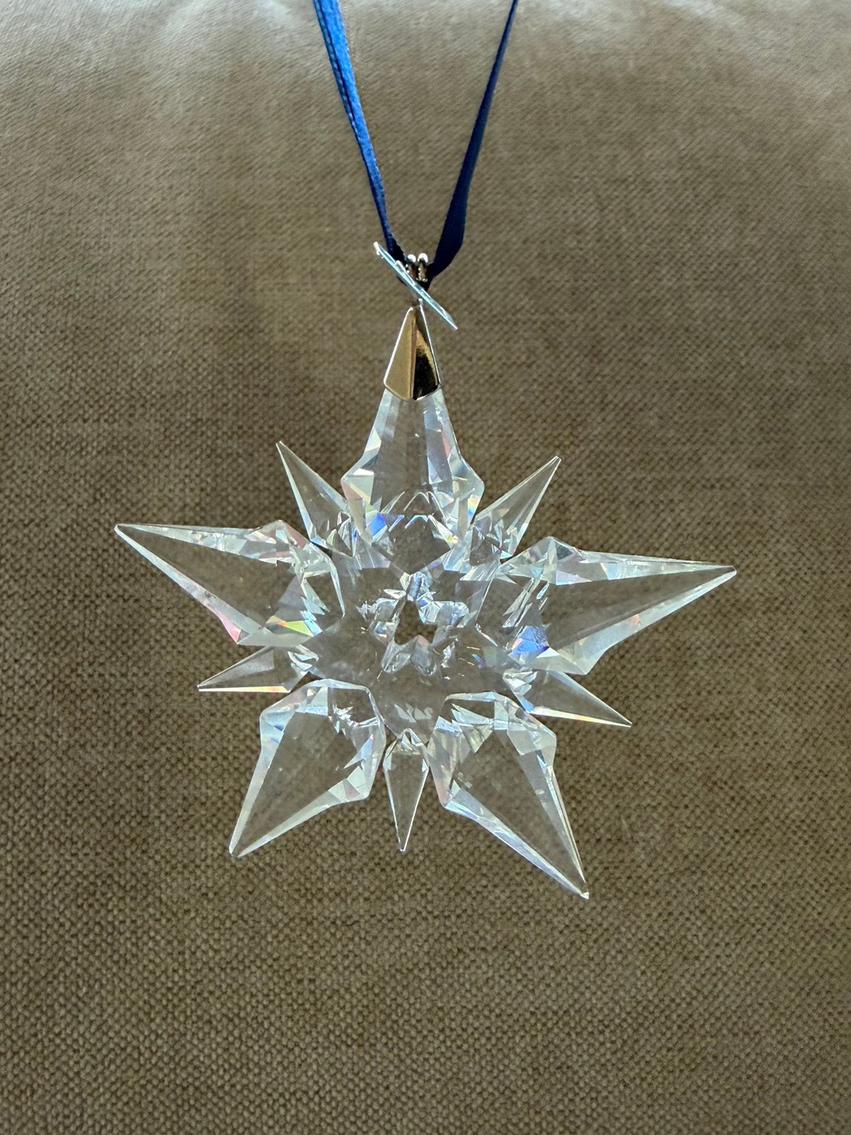 Swarovski 2001 | snowflake | kerstster | kersthanger, Ophalen of Verzenden, Zo goed als nieuw, Figuurtje
