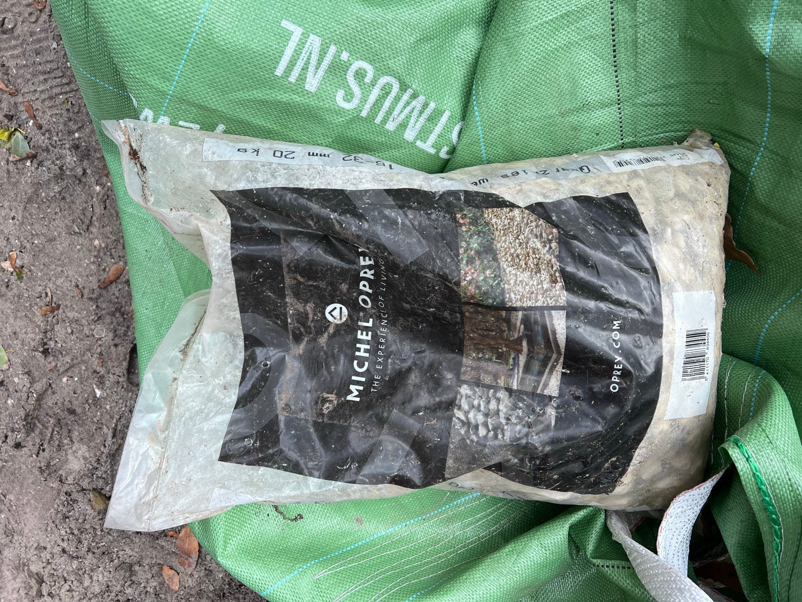Witte Kwarts Grind 16-32 mm - 20 kg zak, Tuin en Terras, Ophalen, Wit, Nieuw, Grind