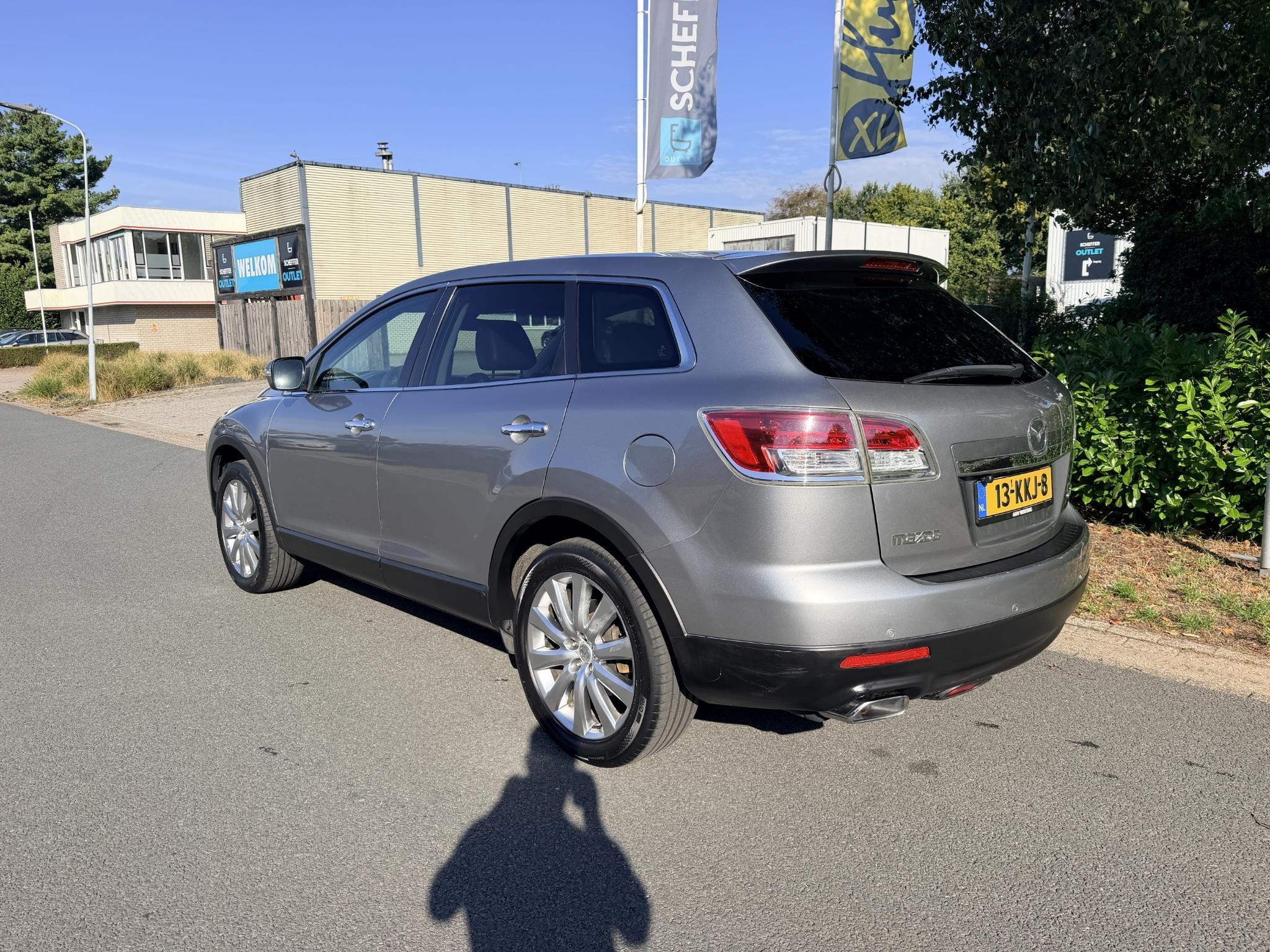 Mazda CX-9 3.7 V6 277PK AUT GT-L 7p Leder•Bose, Auto's, Automaat, Gebruikt, Zwart, 7 stoelen